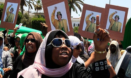 4 women for Gaddafi