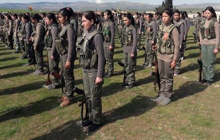 Female Kurd battalion b