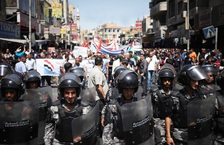 Jordan riot police