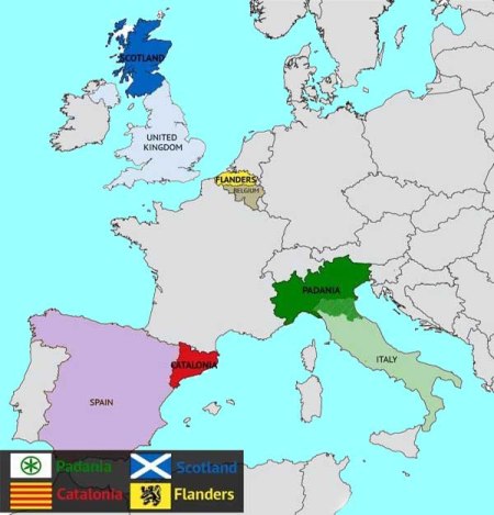 separatist movements Europe
