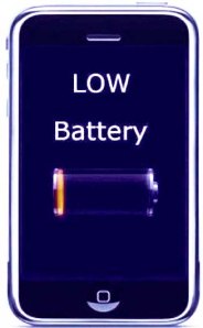 smartphone low battery